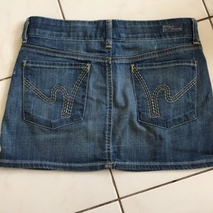 CITIZENS OF HUMANITY JEANS MINI SKIRT